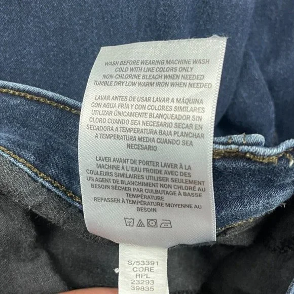 Style & Co Boot Leg Jeans Women's Size 10S (30x29) Mid-Rise Stretch Dark Denim - Picture 8 of 13